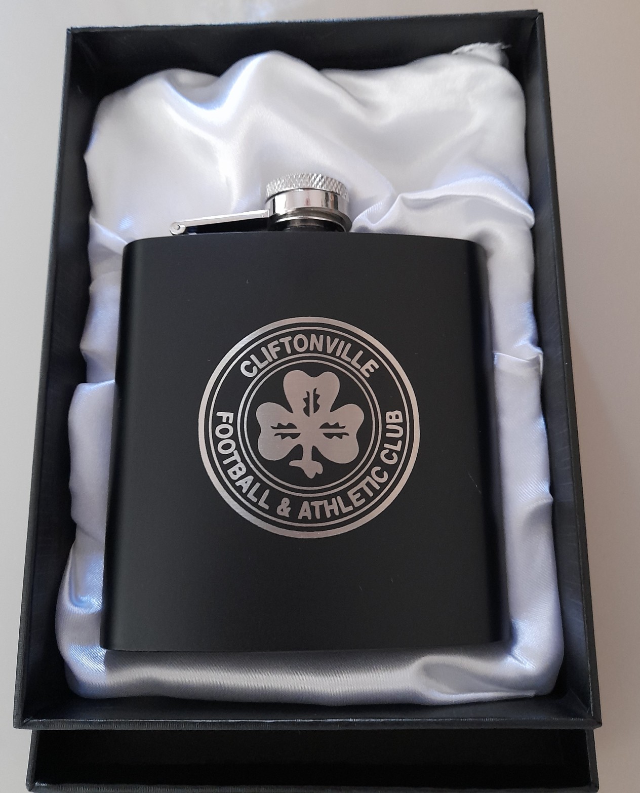 Black Hip Flask