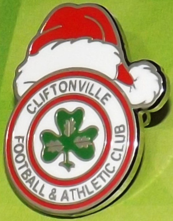 Santa Hat Badge